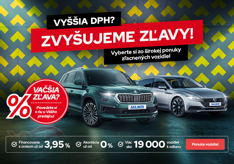 Zvyšujeme zľavy