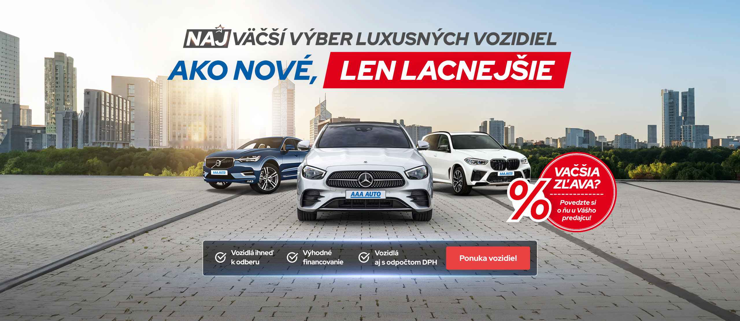 Najväčší výber luxusných vozidiel