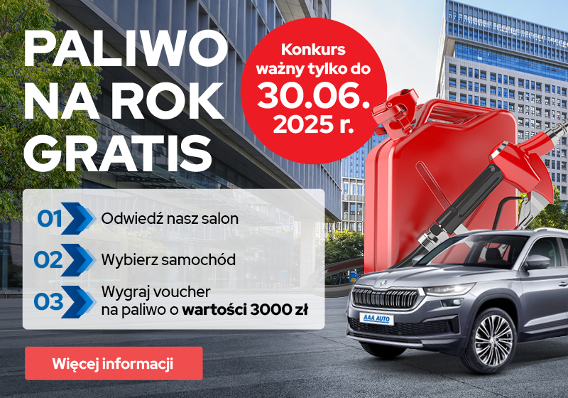 Paliwo na rok GRATIS