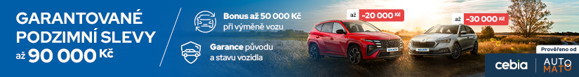 Garantované podzimní slevy až 90 000 Kč