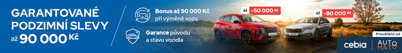 Garantované podzimní slevy až 90 000 Kč