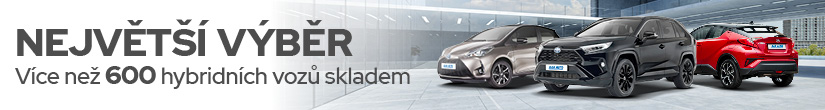 Největší výběr - Více než 150 hybridních vozů skladem